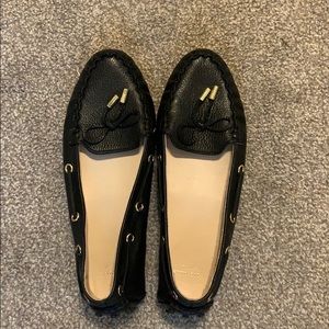Cole Haan Driver Moccasin Loafers Black Leather